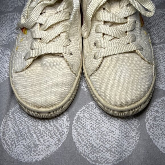 Soludos x Lockhart Embroidery Embroidered Sun Rainbow Sneaker Sz 7 - Picture 3 of 16